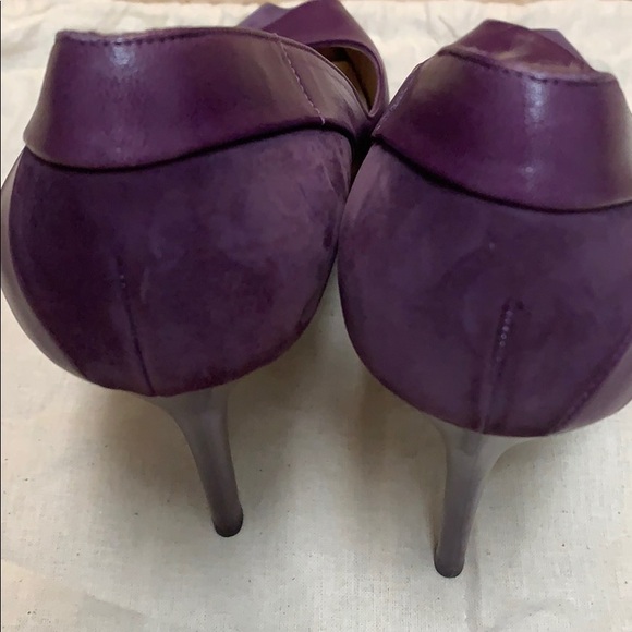 Salvador Ferragamo shoes size 7.5 leather+suede - Picture 7 of 8